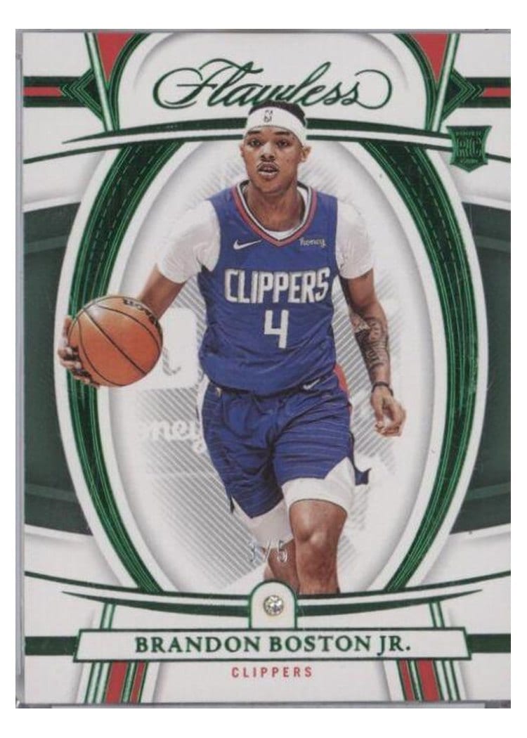 2021 Panini Flawless Brandon Boston Jr. #46 card