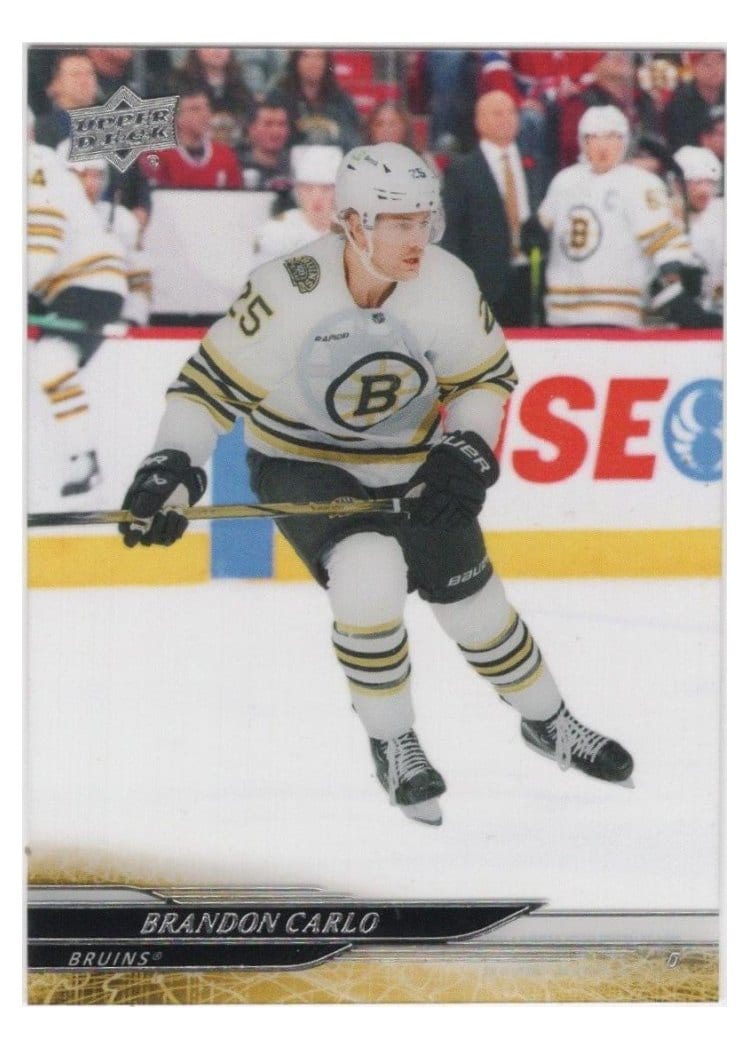 2024-25 Upper Deck Base Set Brandon Carlo Clear Cut #17