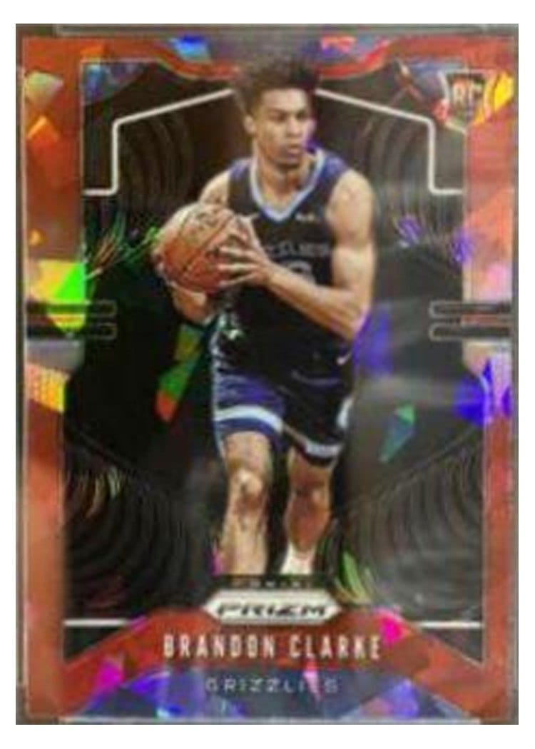 2019-20 Panini Prizm Base Set Brandon Clarke #266 card