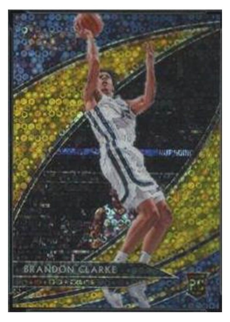 2019-20 Panini Select Base Set Brandon Clarke #280 card
