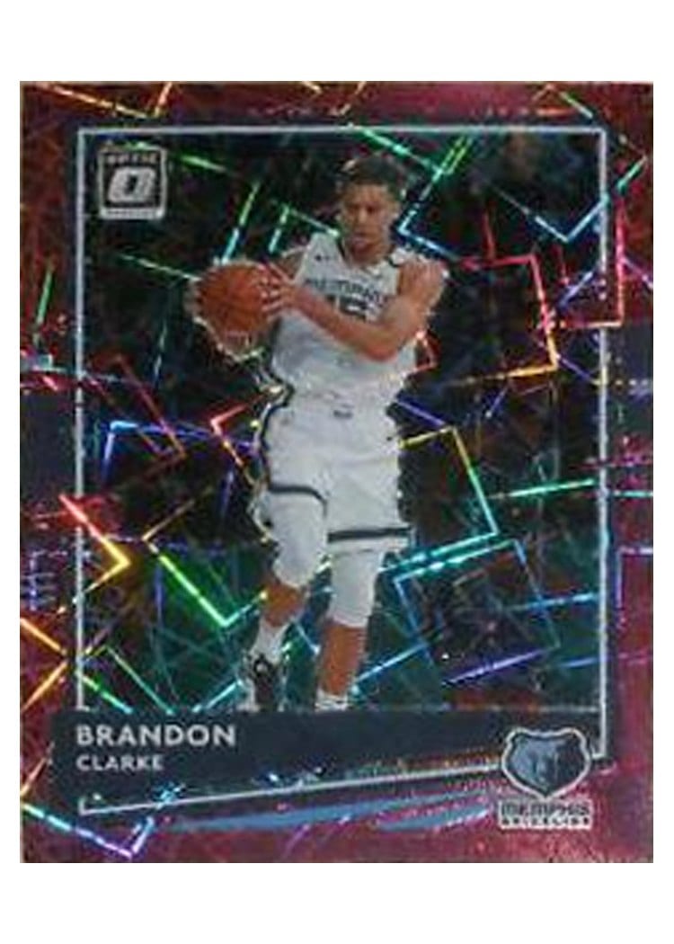 2020-21 Donruss Optic Base Set Brandon Clarke Pink #5 card