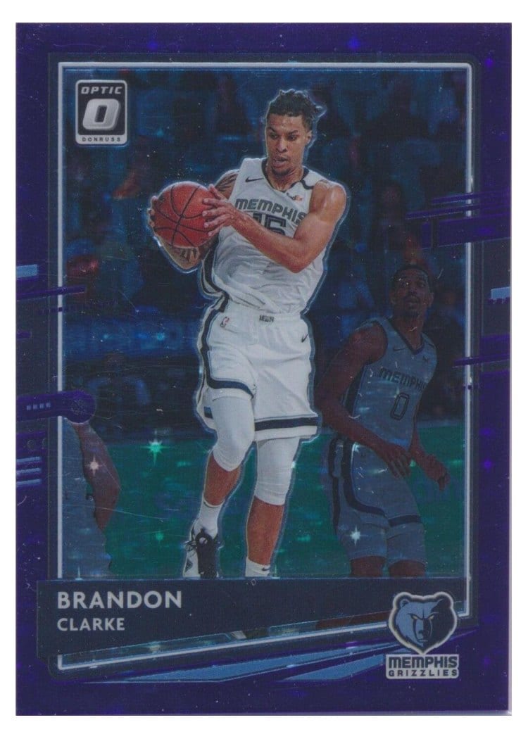 2020-21 Donruss Optic Base Set Brandon Clarke #5 card