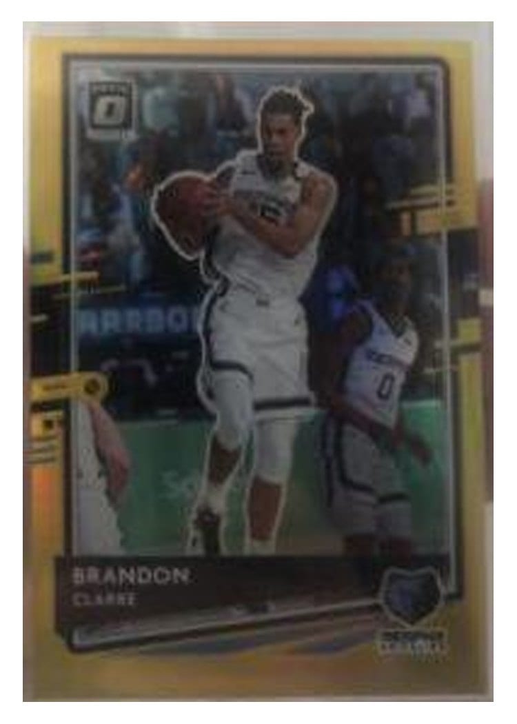 2020-21 Donruss Optic Base Set Brandon Clarke #5 card