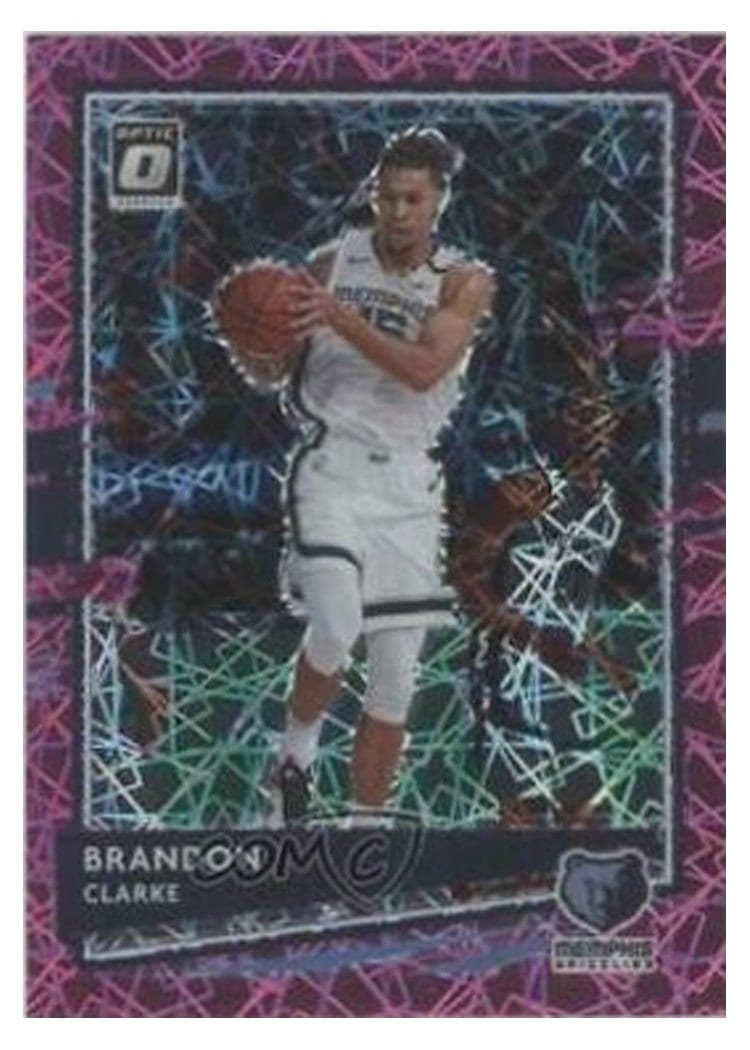 2020-21 Donruss Optic Base Set Brandon Clarke #5 card