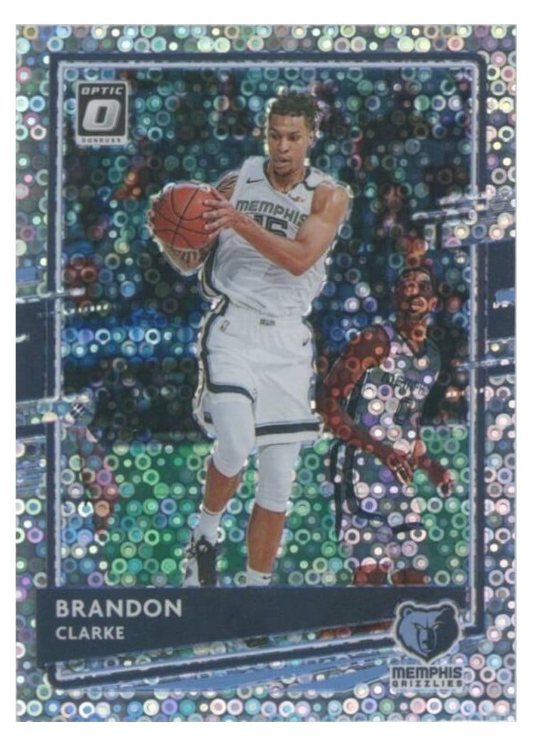 2020-21 Donruss Optic Base Set Brandon Clarke #5 card