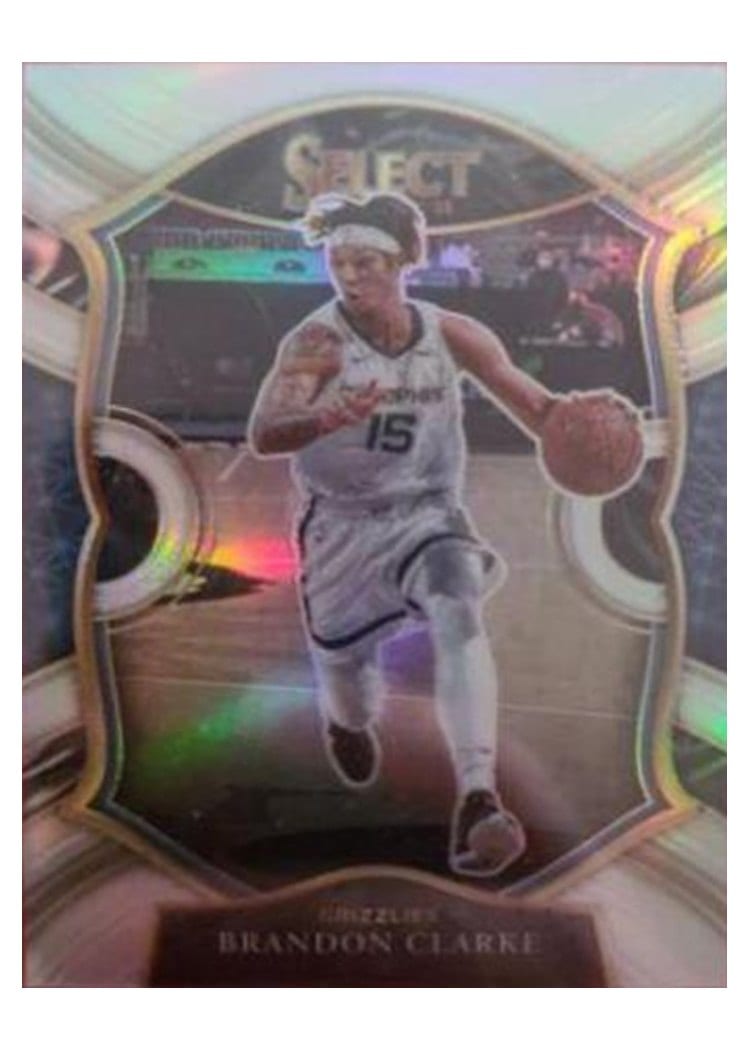 2020-21 Panini Select Base Set Brandon Clarke #55 card