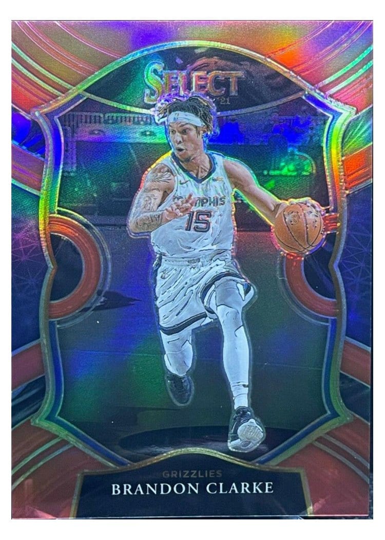2020-21 Panini Select Base Set Brandon Clarke #55 card