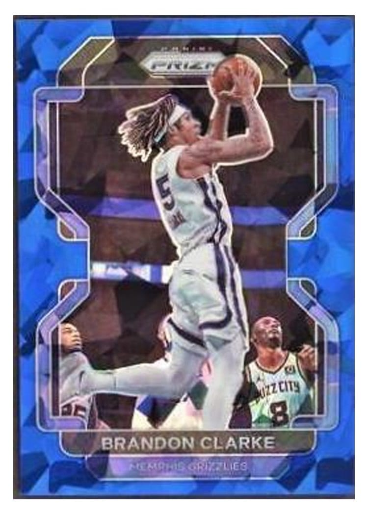 2021-22 Panini Prizm Base Set Brandon Clarke #77 card