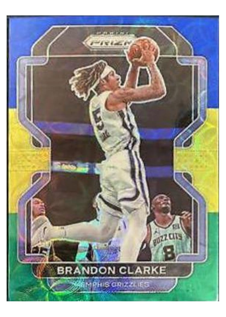 2021-22 Panini Prizm Base Set Brandon Clarke #77 card