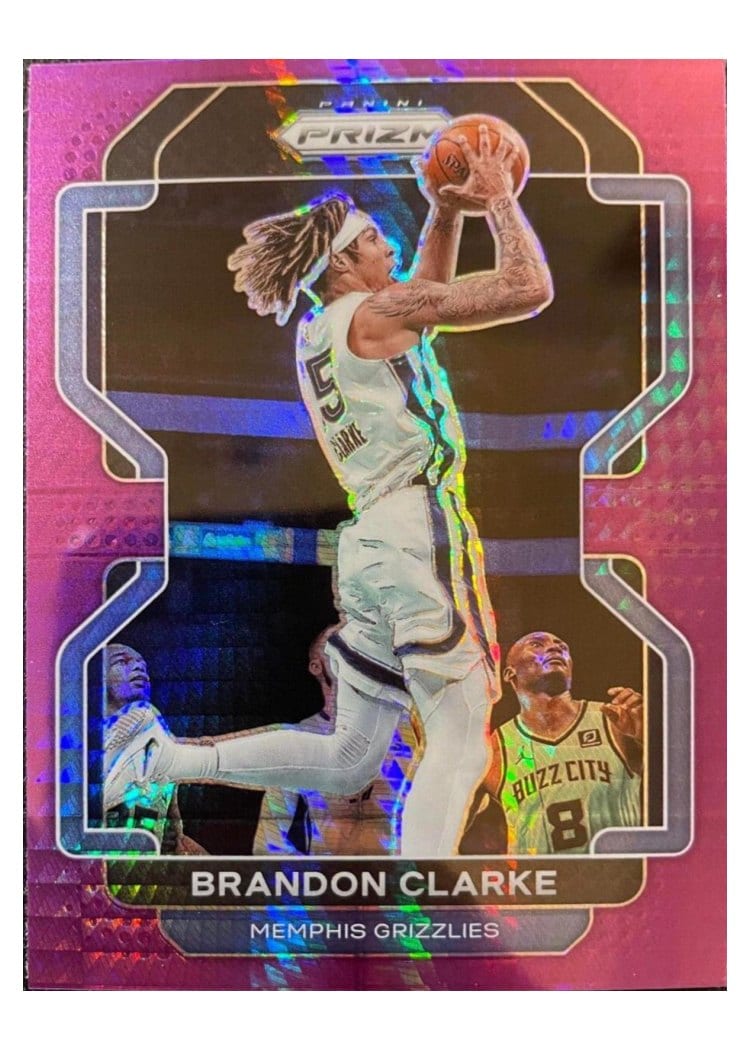 2021-22 Panini Prizm Base Set Brandon Clarke #77 card