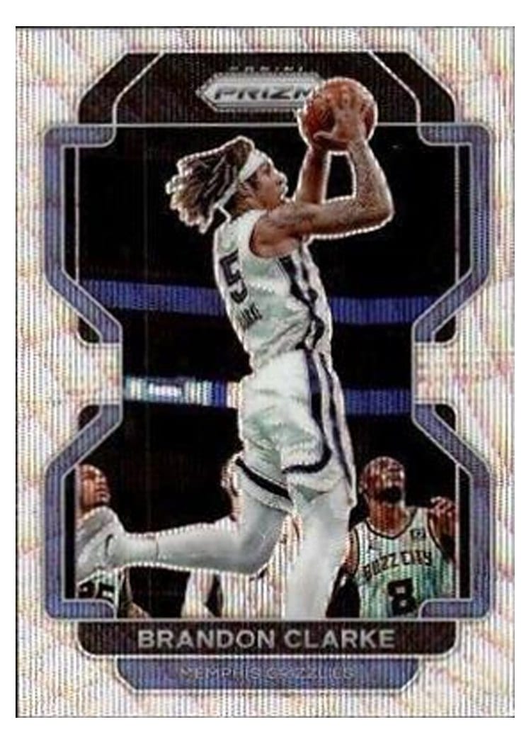 2021-22 Panini Prizm Base Set Brandon Clarke #77 card