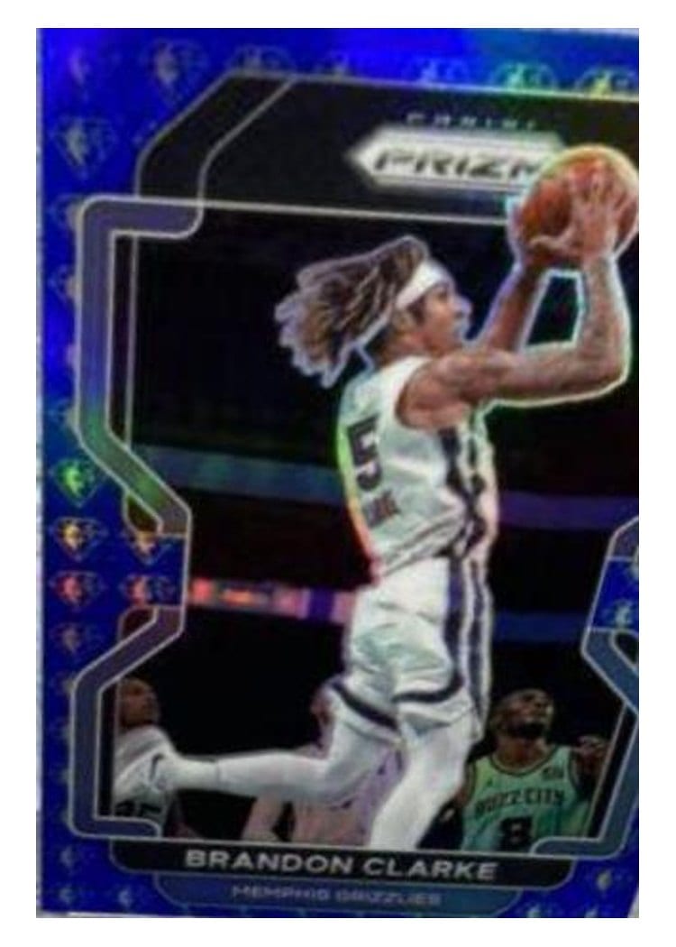 2021-22 Panini Prizm Base Set Brandon Clarke #77 card