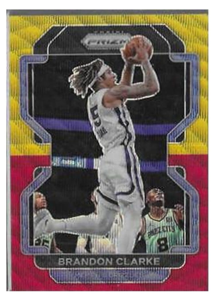 2021-22 Panini Prizm Base Set Brandon Clarke #77 card