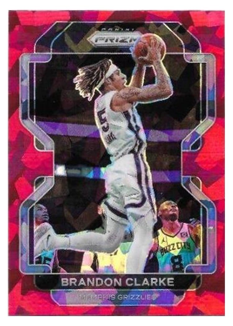 2021-22 Panini Prizm Base Set Brandon Clarke #77 card
