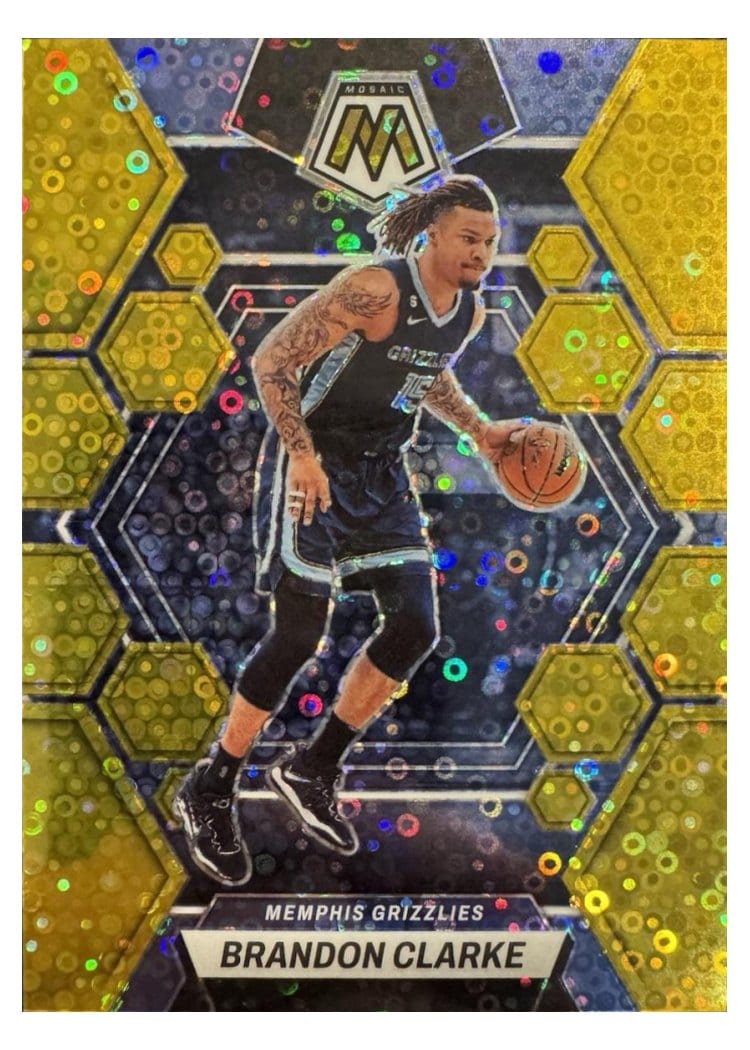2022-23 Panini Mosaic Base Set Brandon Clarke #165 card