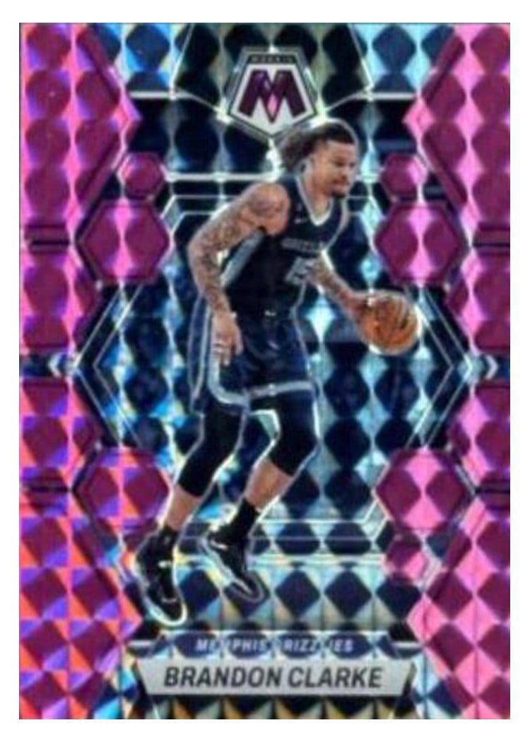 2022-23 Panini Mosaic Base Set Brandon Clarke Pink #165 card