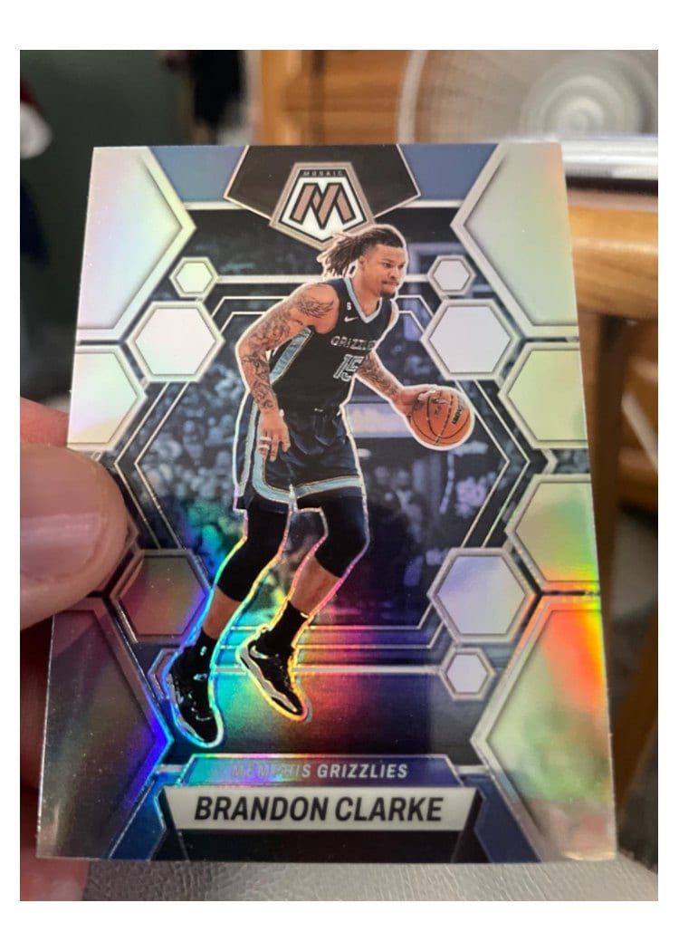 2022-23 Panini Mosaic Base Set Brandon Clarke #165 card