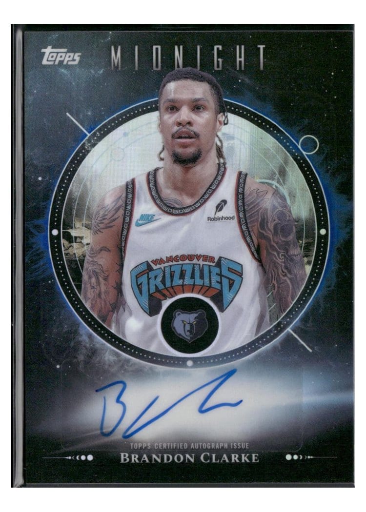 2025-26 Topps Midnight Midnight Oil Marks Brandon Clarke #MO-BC card