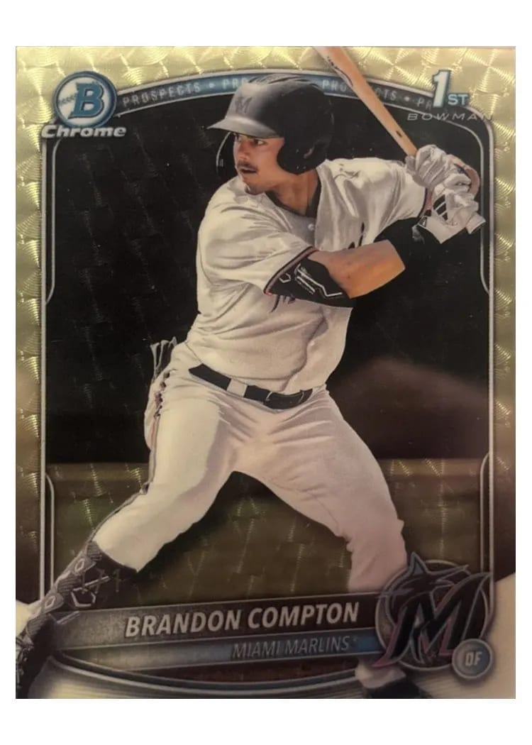 2025 Bowman Draft Chrome Brandon Compton #BDC-64 card