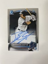 2025 Bowman Draft Chrome Prospect Autographs Brandon Compton #CPA-BCO card