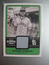 2025 Topps Rickwood Relic Collection Brandon Crawford #RWR-BC card