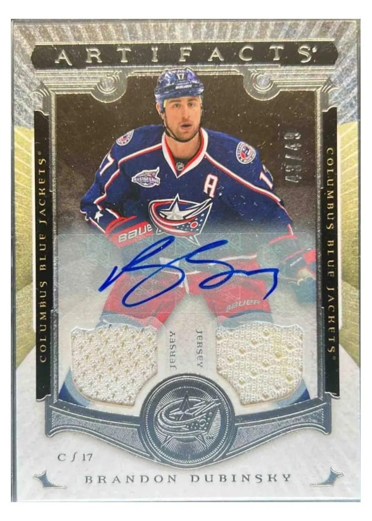 2015 Upper Deck Artifacts Brandon Dubinsky #2 card