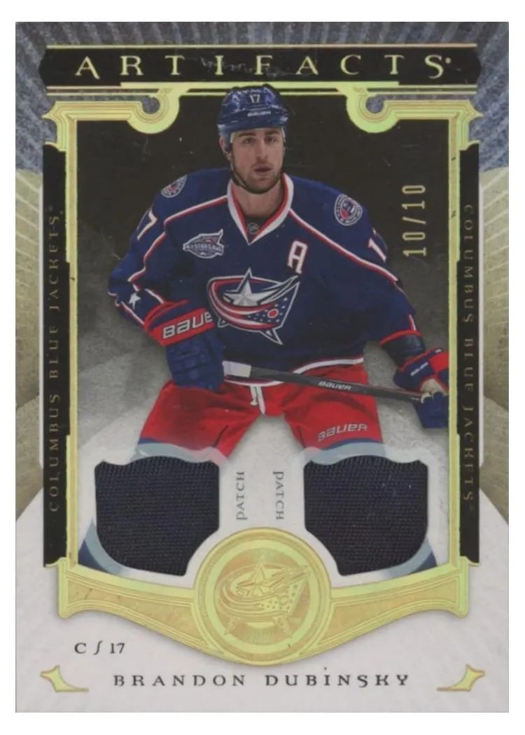 2015 Upper Deck Artifacts Brandon Dubinsky #2 card