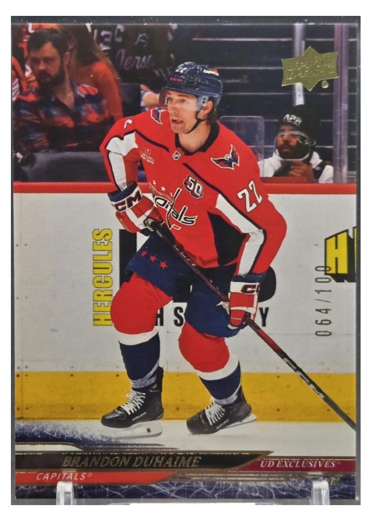 2024-25 Upper Deck Base Set Brandon Duhaime #648 card