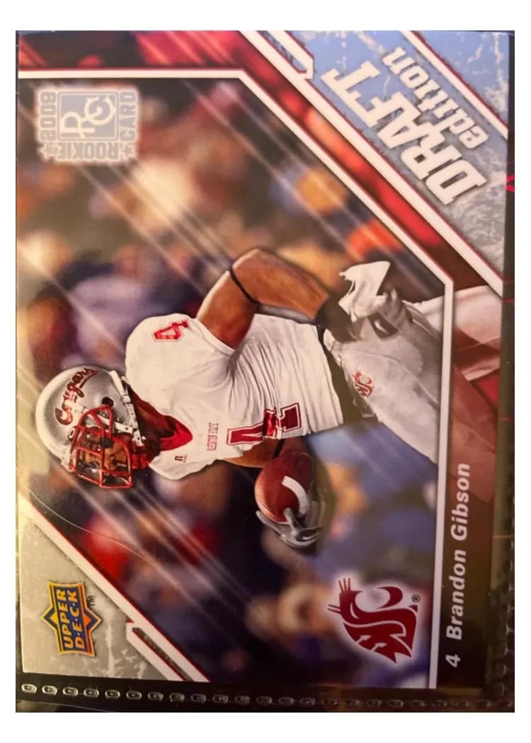 2009 Upper Deck Draft Edition Brandon Gibson #88 card