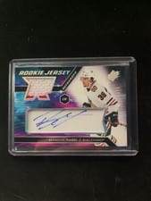 2020-21 SPx Rookie Autograph Jersey Brandon Hagel #BH card