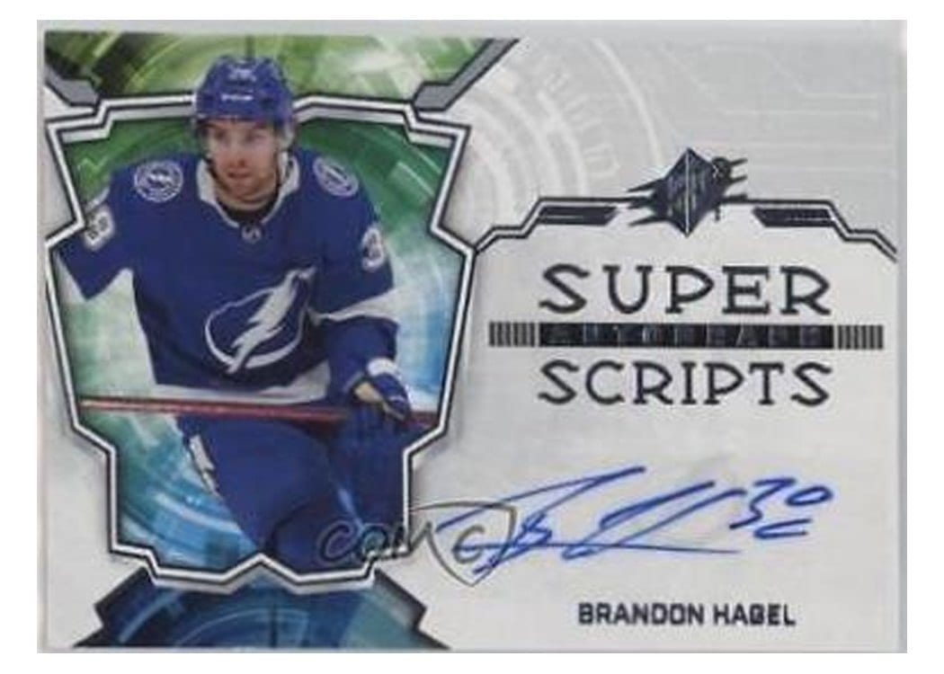 2022-23 SPx Superscripts Brandon Hagel #SS-BH card
