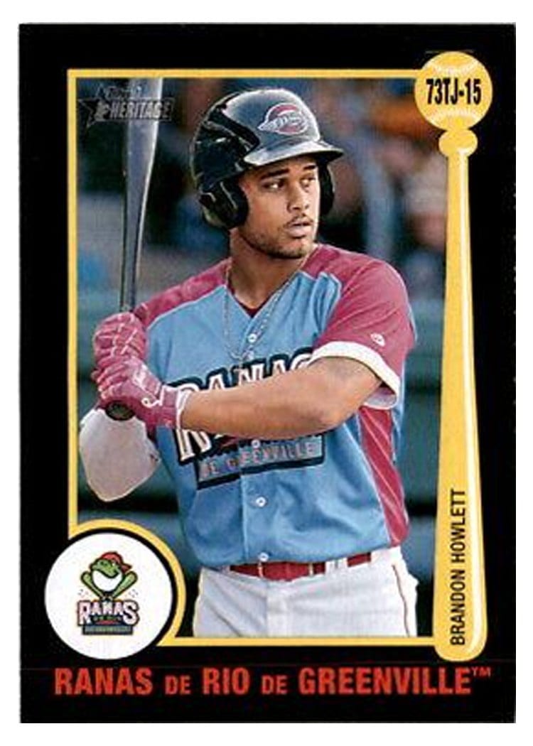 2022 Topps Heritage Minor League 1973 Topps Tarjetas Brandon Howlett #73TJ-15 card