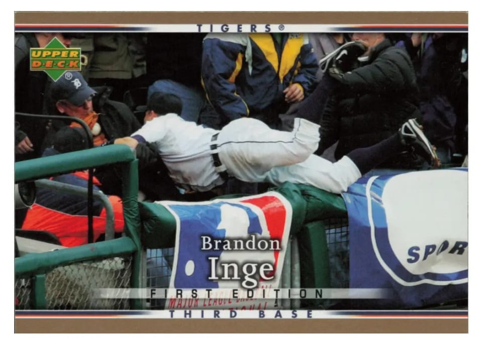 2007 Upper Deck First Edition Brandon Inge #85 card