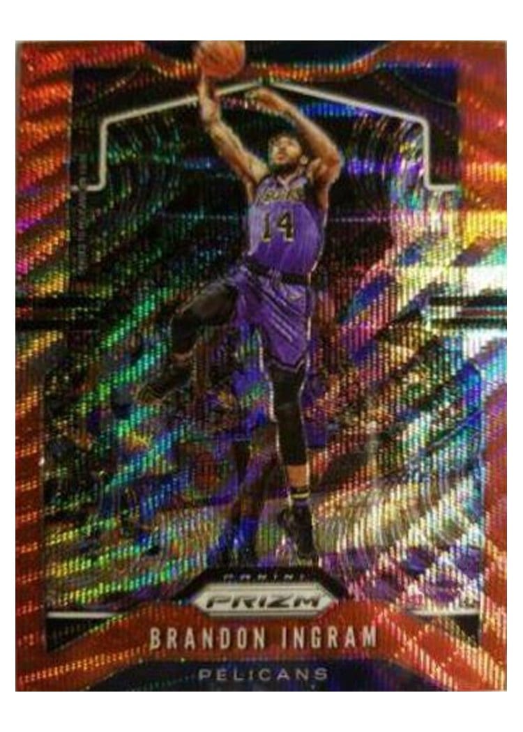 2019-20 Panini Prizm Base Set Brandon Ingram Red Prizm #241 card