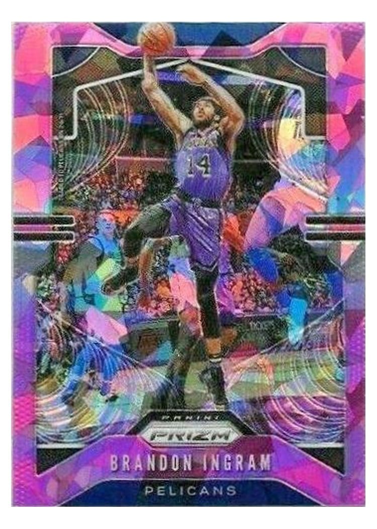2019-20 Panini Prizm Base Set Brandon Ingram Pink Ice Prizm #241 card