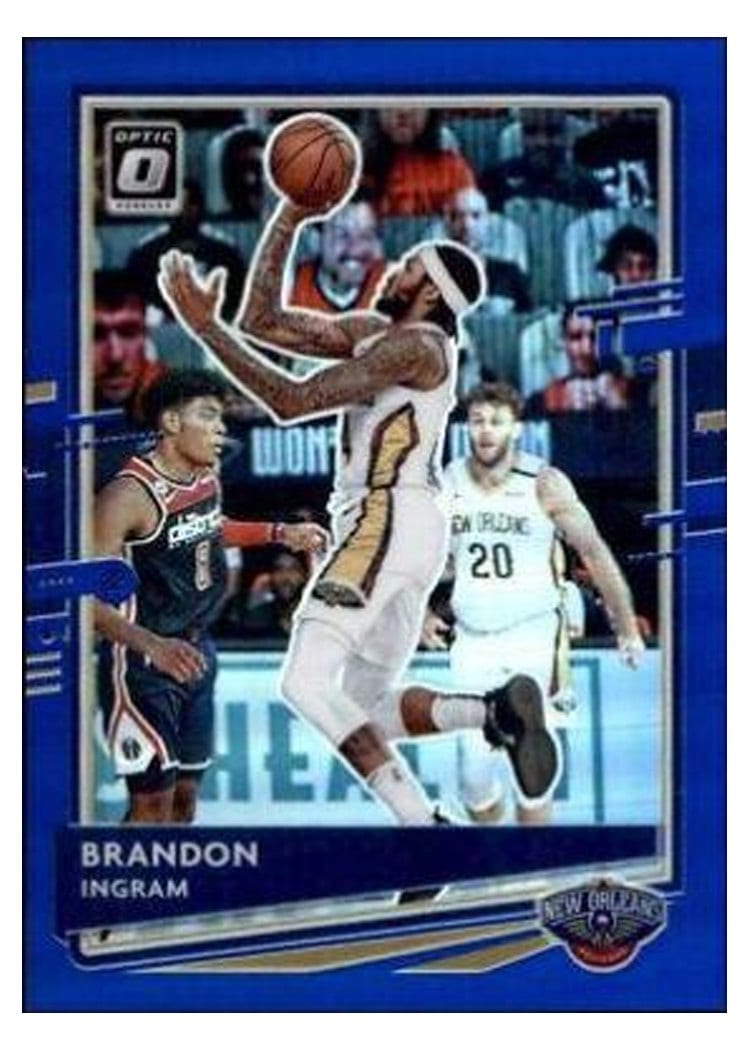 2020-21 Donruss Optic Base Set Brandon Ingram Blue #58 card