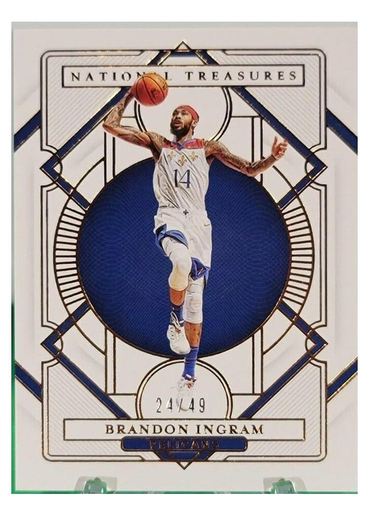 2020-21 Panini National Treasures Base Set Brandon Ingram #100 card