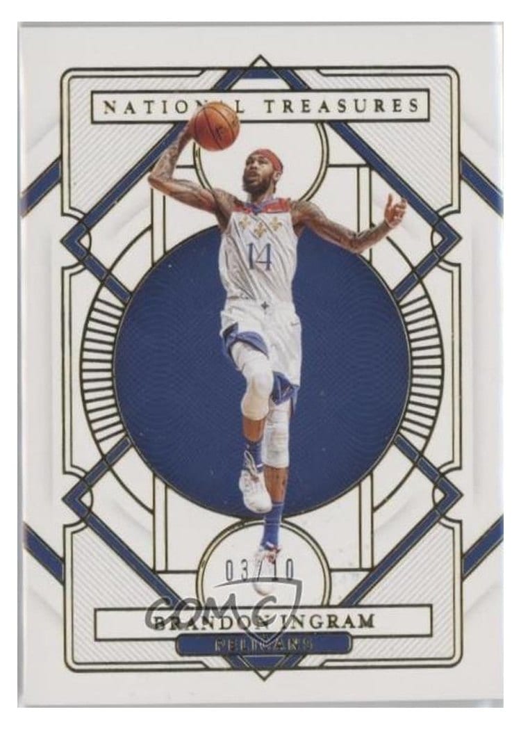 2020-21 Panini National Treasures Base Set Brandon Ingram #100 card