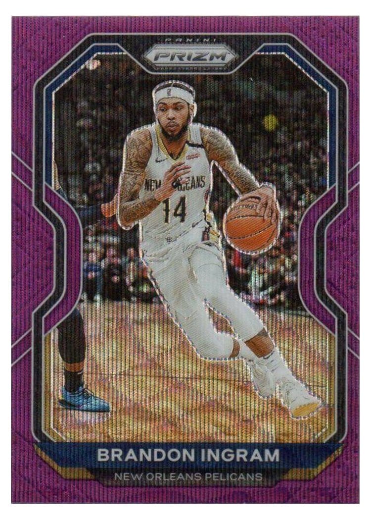 2020-21 Panini Prizm Base Set Brandon Ingram #145 card