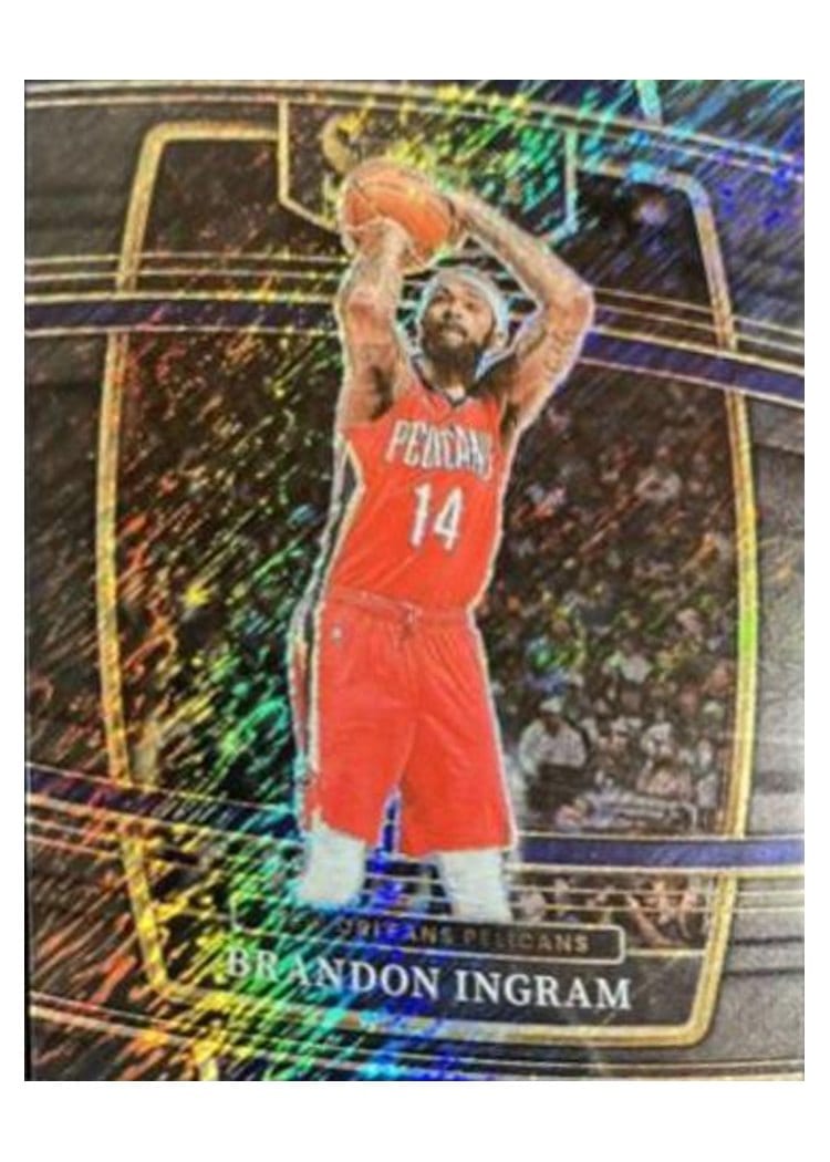 2021-22 Panini Select Base Set Brandon Ingram Gold Shimmer #99 card