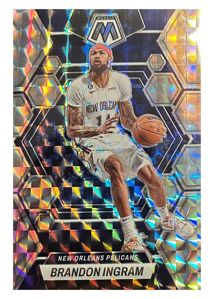 2022-23 Panini Mosaic Base Set Brandon Ingram Mosaic #61 card