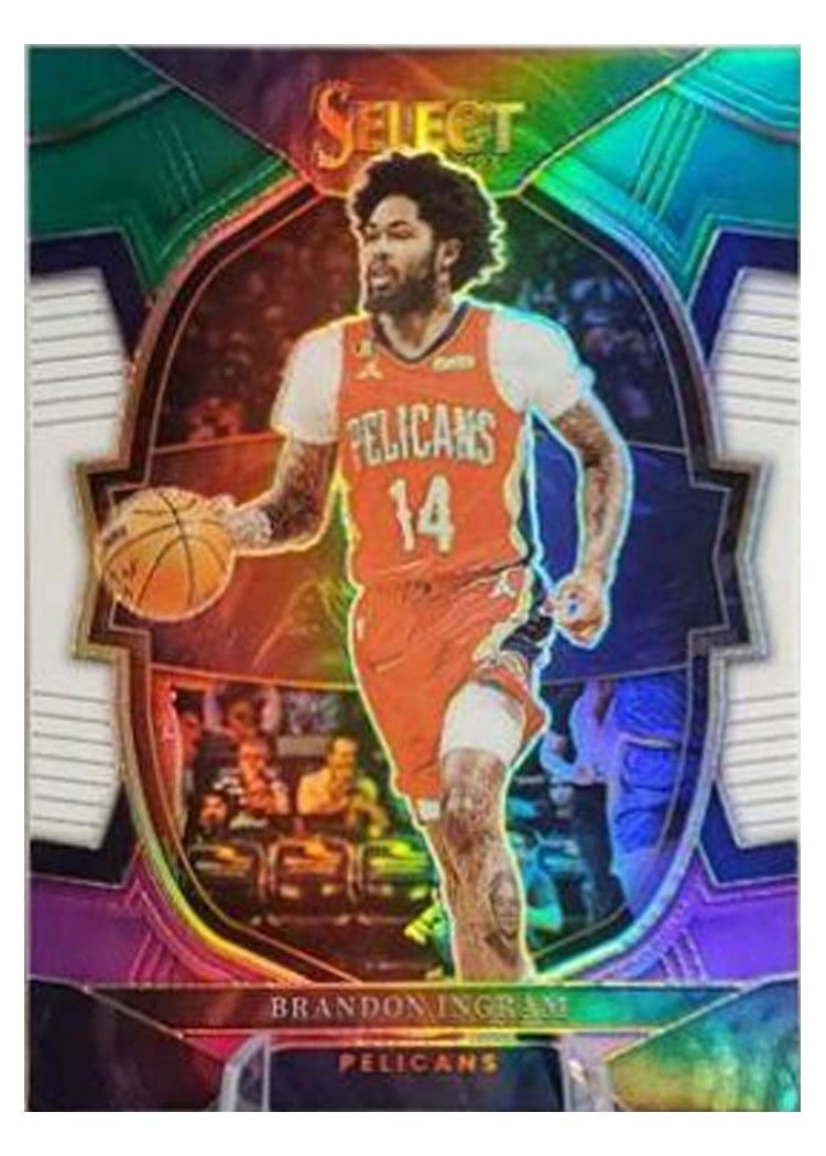 2022-23 Panini Select Base Set Brandon Ingram Tri Color Prizm #59 card