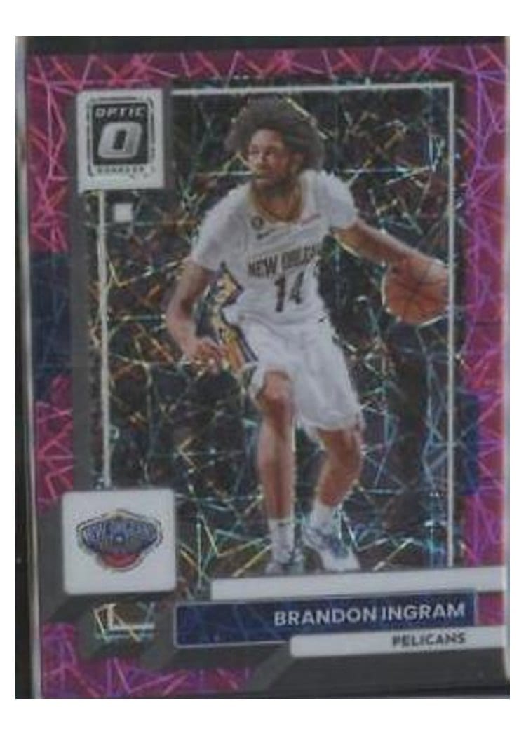 2022 Panini Donruss Optic Brandon Ingram Pink Velocity #185 card