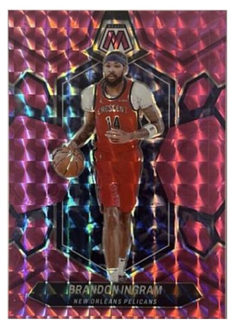 2023-24 Panini Mosaic Base Set Brandon Ingram Pink #174 card