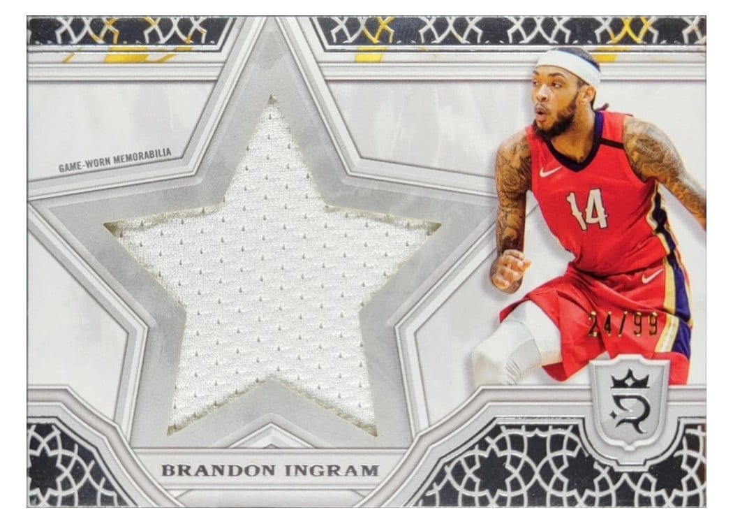 2023-24 Topps Royalty Star Relics Brandon Ingram #SR-BI card