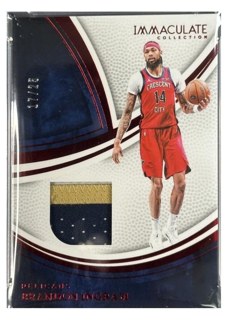 2024-25 Panini Immaculate Collection Materials Set Brandon Ingram #24 card