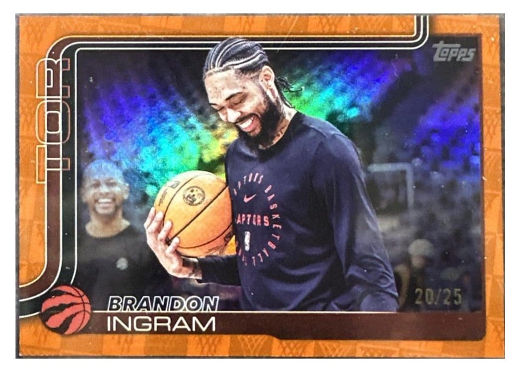 2025-26 Topps Base Set Brandon Ingram Holo Orange Foil #30 card