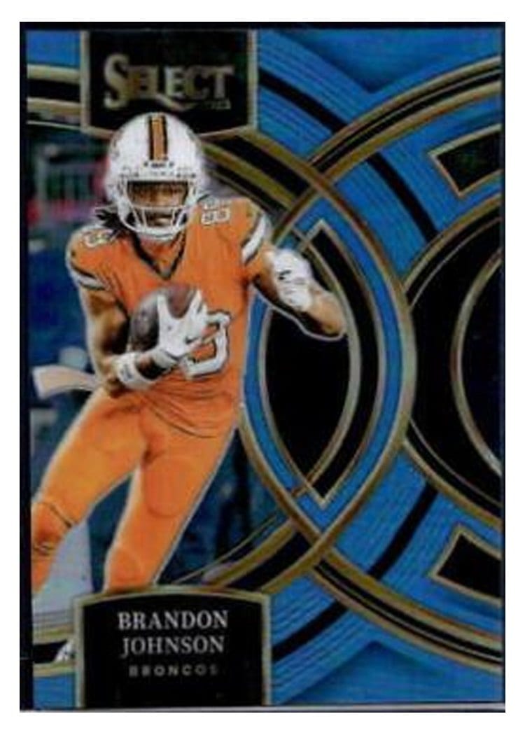 2023 Panini Select Base Set Brandon Johnson Light Blue Prizm #189 card