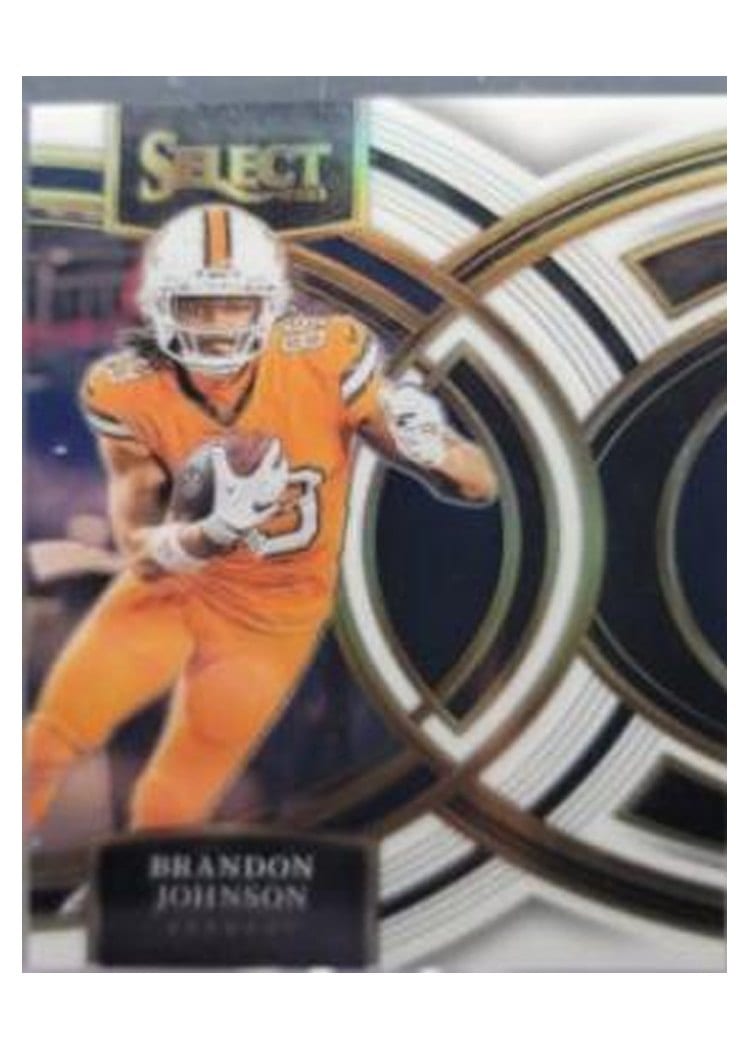 2023 Panini Select Base Set Brandon Johnson White Prizm #189 card