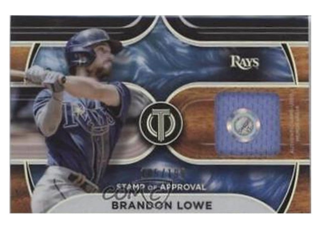 2022 Topps Tribute Stamp of Approval Brandon Lowe #SOA-BL card